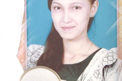 2012-2013 оқу жылының түлегі, Алтын белгі иегері Кужакулова Светлана